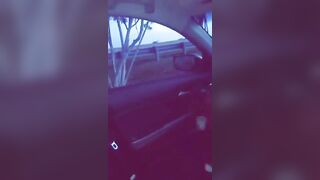 Amateurs fucking in the car