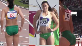 Michelle Jenneke front and back