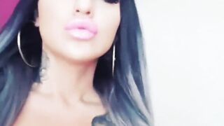 Pink Lips and Bra