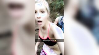 we got caught smoking and fucking on a hiking trail 0.0