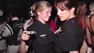 Female Police Officers unwind at Halloween Party
