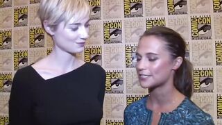 Elizabeth Debicki and Alicia Vikander