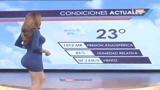 Yanet Garcia's hot hot hot blue weather report