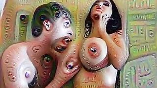 Amy - Shower Sex [x-post from /r/DeepDreamVideo]