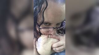 Licking and sucking my own Nipple ???? Want to help?