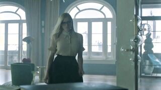 Olivia Taylor Dudley bouncy in the Magicians