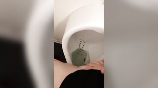 Going in a urinal