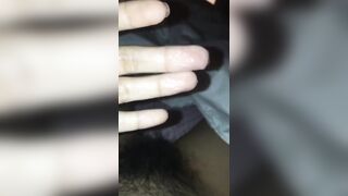 Closeup Hairy Girl Fingering