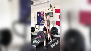 Peyton working out 02