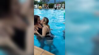 Kissing in the Pool