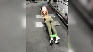 Caroline Lowe Working Out 2