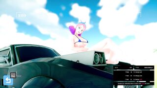 Enjoy Betty's little tease on her fav ride (Nitro Girlz: Paradise 0.0.4)