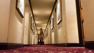 Running Down my Hotel Hallway Naked! [GIF]