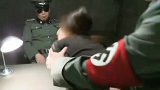 Interrogation JAV, with some questionable attire x-post r/womenintrouble