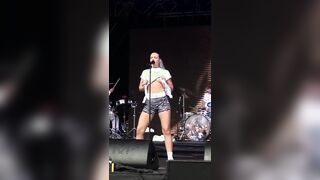 Tove Lo Showing London Her Tits