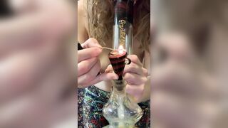 I promptly died after taking my [f]irst bong hit in 3 days, but it was so worth it!