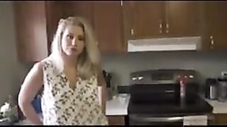 Step Mom Fucks Military Home on Leave Complete Blonde Hard