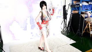 Amazing 155cm Lifelike Sex Doll Japanese Samurai Cosplay