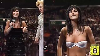 ''But I know you came here to see me get naked. I'm not going to disappoint you!'' - The Kat, WWF Armageddon 1999 [gif]