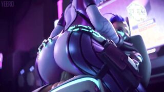 Widowmaker got caught by Sombra (Yeero)