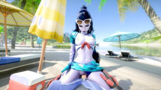 Widowmaker's beach vacation (ellowas)