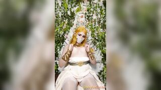 BOTW Princess Zelda tease, twerk and cum by BbyBelleCos