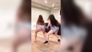 Twerking girls with nice booties!