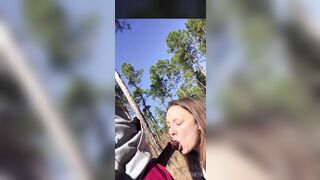 Outdoor sucking BBC