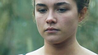 Florence Pugh Strips to Her Underwear in The Little Drummer Girl (Zoomed/Color-Corrected)