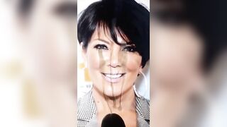 Covered Kris Jenner in dick juice