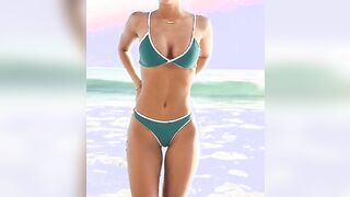 Sierra Skye ~ Green Bikini.