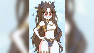 Ishtar, Panty tease, by plucknix