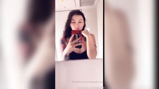 Misha Cross Onlyfans - Masturbating In The Restroom Of The Store Part 1