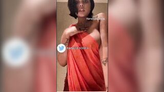 Oasi Das In Orange Saree Stripping Nude Hindi Audio (Video Link In Comment)