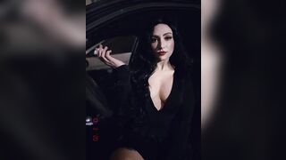 Morticia Addams by hilu_hilu