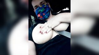 I'm always playing with my tits in the car [41f][oc] ????????????