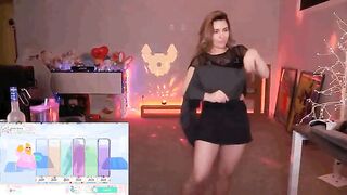 Twitch streamer Alinity tit slip