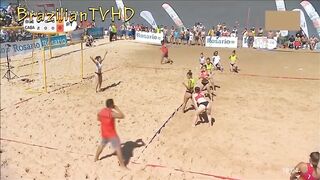 Just found out that beach handball is a thing, now it's my favourite sport