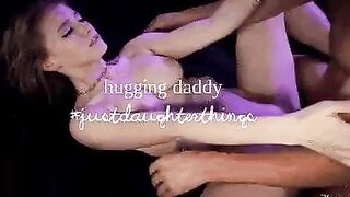 Dad-Daughter Hug