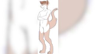 Shrug Animation Commission (Art by me~ owo)