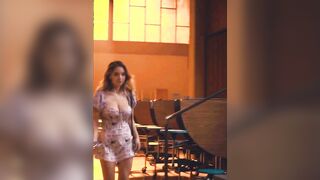 Sydney Sweeney huge bouncing in slow-motion