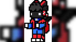 My Protogen Fursona, but it's a 16-bit animation