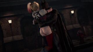 Harley X Batman Thighjob, (ChasingNero) [DC Comics / Batman]