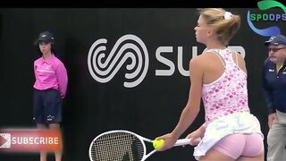 Camila Giorgi looking peachy