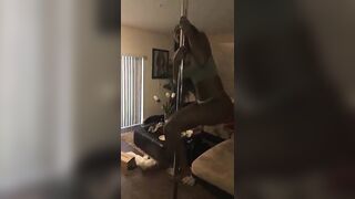 Bria Myles Pole Dancing