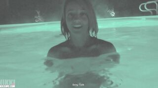 Nikki Sims - Midnight Pool Sexy Talk [Filtered With Sound]