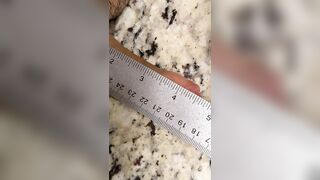 Fat guy, rough flaccid measurement video. Does the added weight make it look smaller?