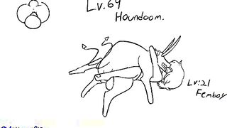 Training my houndoom~ (Kittyodic)