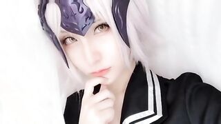 Cheeky Student JAlter Cosplay by @maou_0618 [Vid]