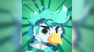 Icon commission for @KouriiRaiko (u/KouriiRaiko). Drawing by @ScrawThe. Animation by Me (@Korici0)